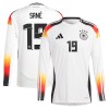 Maglia da Calcio a Maniche Lunghe Germania Sane 19 Casa Euro 2024 per Uomo